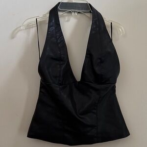 Zara Black Halter Top